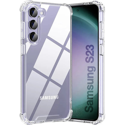 Hybrid Shockproof Case For Samsung Galaxy S25 S24 S23 S21 FE S22 Plus Ultra Clear Hard Case For Samsung A54 A34 A04S A53 A33