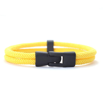 New Fashion Men Bracelet Thread Double Layer Detachable Matching Stackable Braslet Leisure Accessories Hombre Erkek Bileklik