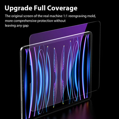 Tempered Glass For Ipad Pro 11 12.9 13 2024 10th 9th Gen Screen Protector For Ipad Air 5 4 Mini 6 10.9 10.2 Film Anti Blue Light