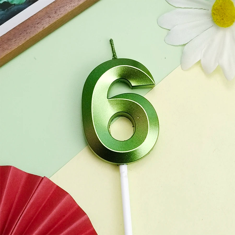 Hot Sale Opera House Birthday Number Candles Creative Party High Quality Anniversary Celebration Digital Cake Decorative Candles