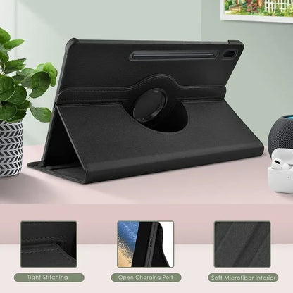 360 Rotating Case for Samsung Galaxy Tab S10+S9 Ultra 14.6 S8 Plus 12.4 S7 FE 11 Tablet Cover X900 X916 X800 X810 T730 T970 Case
