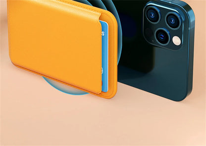 For Magsafe Magnetic Wallet Phone Case For iPhone 14 13 12 Pro Max Leather Card Holder Bag For iPhone 13 mini Cover Accessories