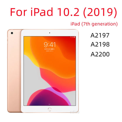 For iPad 10.2 9th 8th 7th Pro 9.7 10.5 10.9 11 Air Mini 6 5 4 3 2 1 7.9 2021 2020 2019 2018 2017 Tempered Glass Screen Protector