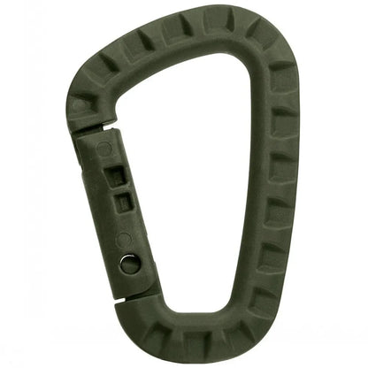 5pcs 8.5cm Tactical Backpack Buckle Fast Tactical Carabiner Plastic Hook D Shape Mosqueton EDC Gear For Outdoor Camping