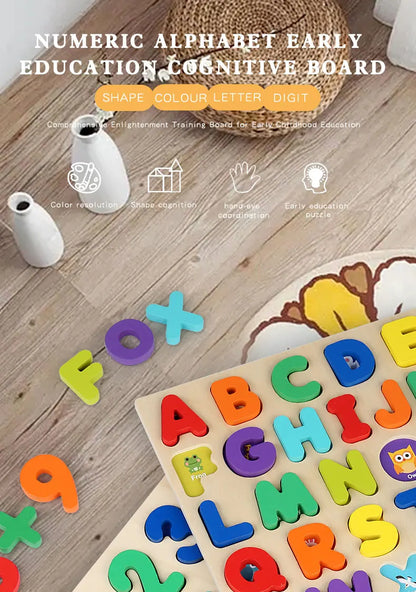 Clearance_Montessori 3D Wooden Puzzles for Kids Baby Early Learning Games Educational Wooden Toys For Children Birthday Gifts_Co