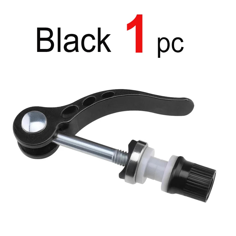 1/2/6pcs M6 x65mm Bicycle Quick Release Aluminum Seatpost Clamp Bike Seat Post Tube Clamp  Lock Nut Saddle for Road MTB Bike