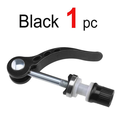 1/2/6pcs M6 x65mm Bicycle Quick Release Aluminum Seatpost Clamp Bike Seat Post Tube Clamp  Lock Nut Saddle for Road MTB Bike