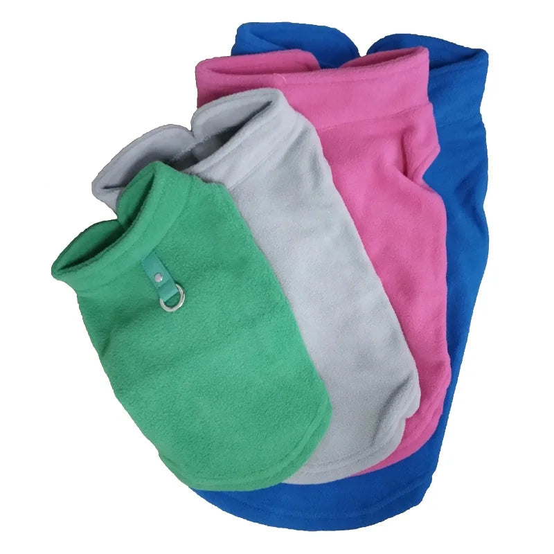 Warm Winter French Bulldog Vest Puppy Cat Clothing Pug Costumes Jacket For Small Dogs Chihuahua Fleece Pet Clothes ropa perro