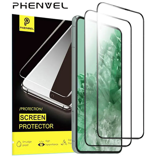 2Pc Safety cover Screen Protector Protective Glass For Google Pixel 9 Pro xl 8 8A 7A 5 6 6A 7 5a 4A 9 8 PRO Tempered Glass Film
