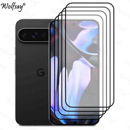 Full Cover Screen Protector For Google Pixel 9 Pro Tempered Glass Pixel 6A 7A 8A 7 8 9 Pro XL Glass For Google Pixel 9 Pro Glass