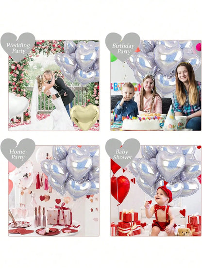 18-inch aluminum love wedding birthday proposal party decorations, balloons, party balloons, party care balloons