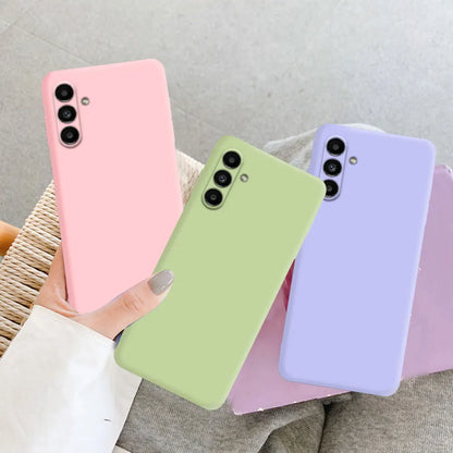 Liquid Silicone Protective Case For Samsung Galaxy A15 A25 A35 A55 A22 A32 A52 A13 A23 A33 A53 A14 A24 A34 A54 4G 5G Cover Cases