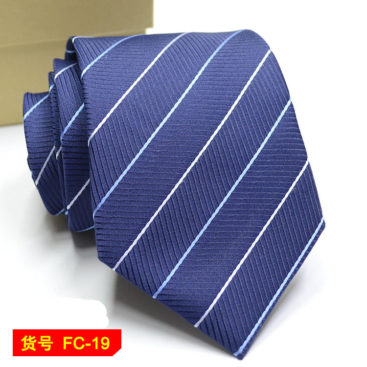 67 Styles Men's Ties Solid Color Stripe Flower Floral 7-8cm Jacquard Necktie Accessories Daily Wear Cravat Wedding Party Gift