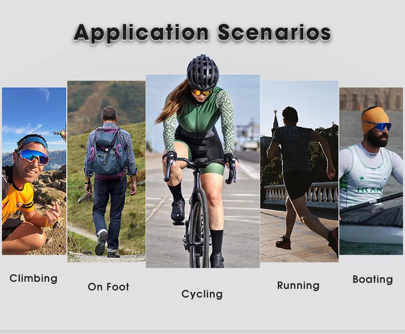 SCVCN Cycling Glasses Bike Sunglasses Men UV400 Eyewear Sports MTB Outdoor Goggles Bicycle Women Sunglasses Multi Color Riding
