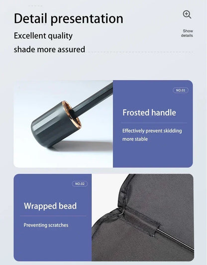 Car Sunshade Umbrella For Auto Shading Car Sun Shade Protector Parasol Summer Sun Interior Windshield Protection Accessories