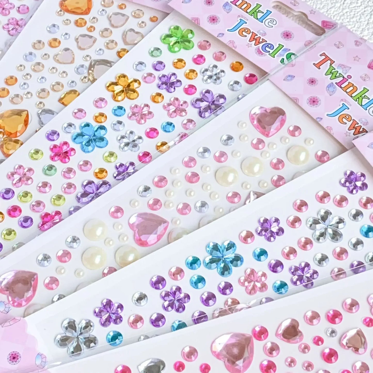 Glitter Face Stickers for Children Rhinestones for Eyes Face Diamonds Bright Stickers Festival Makeup Jewels Stickers ZS006