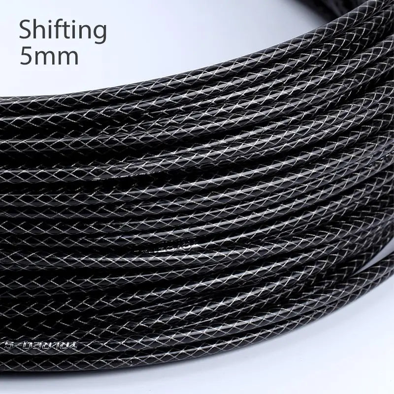 3m 5mm MTB Road Bike Bicycle Brake Derailleur Cable Weaving Line Pipe Housing Tube Variable Speed Shifting Brake Wire housing