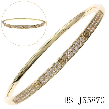Copper With Zirconium Opening Female Simple Trendy Bracelet Women's Stainless Steel Jewelry Luxury Gifts for Girlfriends