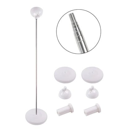 1/2set Adjustable Balloon Column Stand Metal Balloon Stand Holder with Plastic Base for Wedding Decor Birthday Baby Shower Party