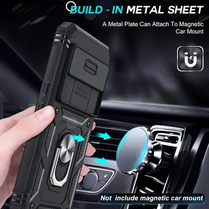 Case For Google Pixel 9 8 Pro 8 6 Pro 8A 7A  Google Pixel 9 Pro XL Heavy Duty With Camera 360 Degree Kickstand Cover