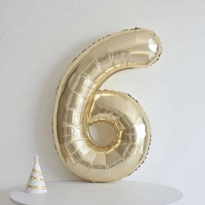40 Inch Big Foil Birthday Balloons Helium Number Balloon 0-9 Happy Birthday Wedding Party Decorations Shower Large Figures Globo