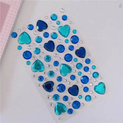 Glitter Face Stickers for Children Rhinestones for Eyes Face Diamonds Bright Stickers Festival Makeup Jewels Stickers ZS006