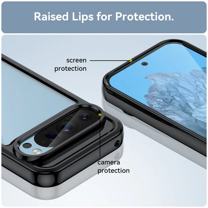 Fashion Transparent Acrylic Case For Google Pixel 9 8 7 Pro 8 7 A Colorful Hard Clear Shockproof Thin Cover For Pixel 9 Pro XL