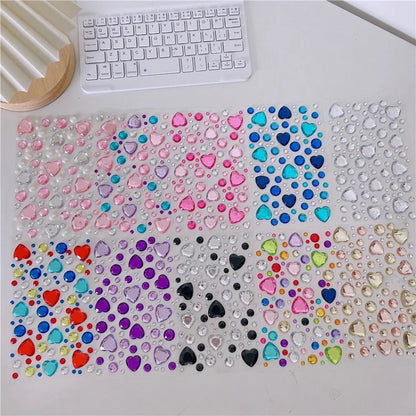 Glitter Face Stickers for Children Rhinestones for Eyes Face Diamonds Bright Stickers Festival Makeup Jewels Stickers ZS006