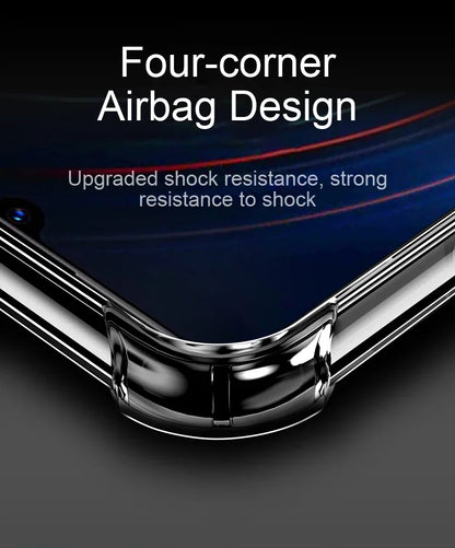 Luxury Silicone Case For Samsung Galaxy S25 S24 S20 FE S10 S9 S8 Plus S10E Note 8 9 10 Lite Transparent Soft Shockproof Case