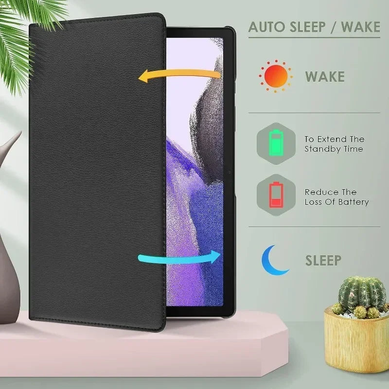360 Rotating Case for Samsung Galaxy Tab S10+S9 Ultra 14.6 S8 Plus 12.4 S7 FE 11 Tablet Cover X900 X916 X800 X810 T730 T970 Case