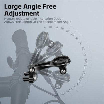 WEST BIKING Bike Bracket Front Light Lamp Holder Aluminum Alloy Extension Holder for Bicycle Computer Wahoo Bryton Garmin Bracke
