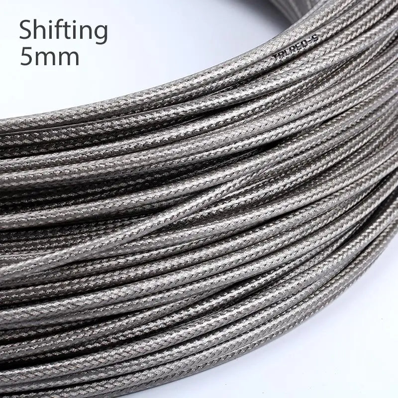 3m 5mm MTB Road Bike Bicycle Brake Derailleur Cable Weaving Line Pipe Housing Tube Variable Speed Shifting Brake Wire housing