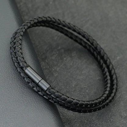 2025 New Simple Style Keel Rope Bracelet For Men Bilayer Wrap Braslet Bangle Homme Nautical Braclet Gifts For Him Pulseria Joias