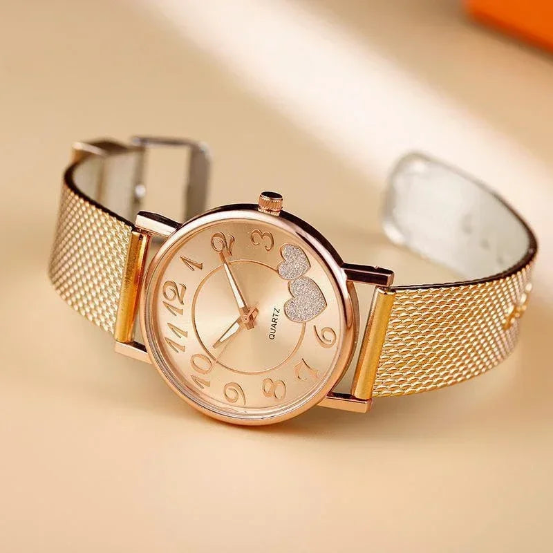 Women Fashion Simple Women Watch Strap Pin Buckle Ladies  Quartz Wrist Watches