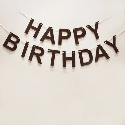 Bear Happy Birthday Banner Cute Bear Paper Birthday Bunting Banner Hanging Garland for Kids Baby shower 1st First Birthday Decor