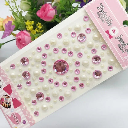 Glitter Face Stickers for Children Rhinestones for Eyes Face Diamonds Bright Stickers Festival Makeup Jewels Stickers ZS006