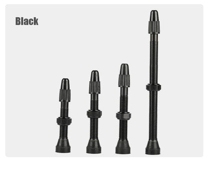 2pcs/bag Bicycle Bike Tubeless Presta Valves Stems Aluminium Alloy 40mm 44mm 48mm 60mm 80mm with Valve Core Removal Tool