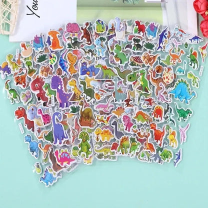 40 Mixed Packs Kids Stickers Puffy Bulk Stickers for Girl Boy Birthday Gift Scrapbooking Animals Cartoon