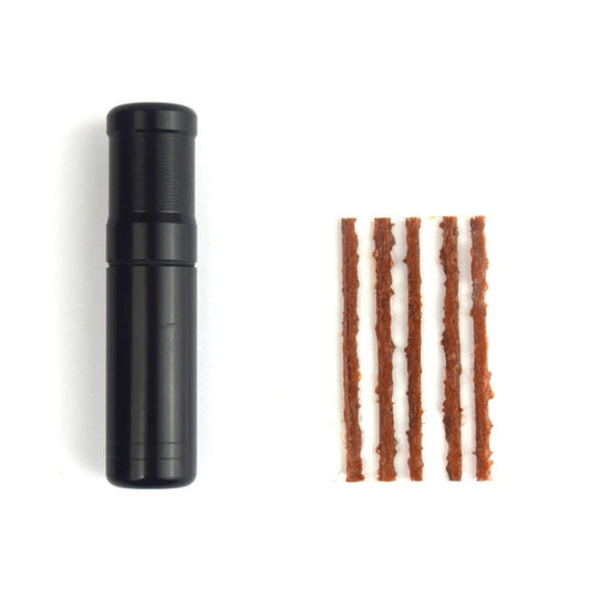 Fork Drill Vacuum Tire Repair Kit, Portable Emergency Mountain Bike Tire Repair Rubber Strip, Bicycle Repair Tool