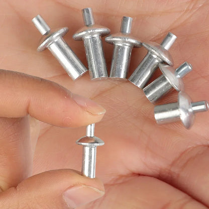 100x Hammer Drive expansion Rivets Percussion Expansion Aluminum nail Head Piercing Knock Type Small tapping screws Fasteners