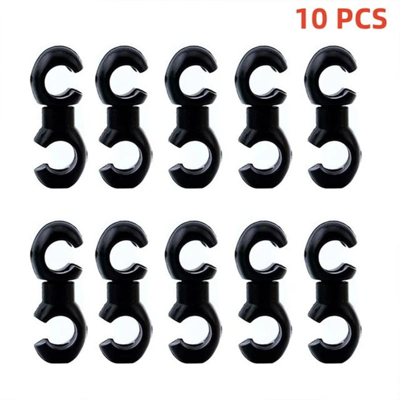 10PCS Mountain bike bicycle accessories handcuff type hub buckle storage device shift line pipe brake hose S buckle