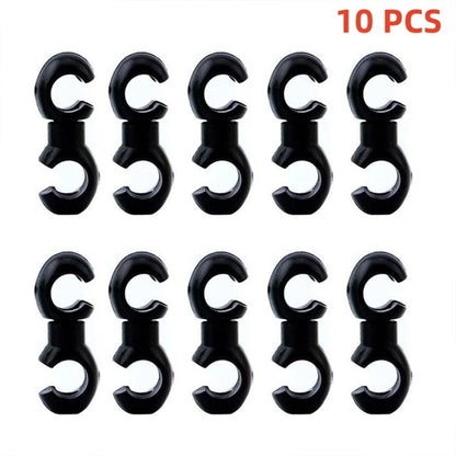 10PCS Mountain bike bicycle accessories handcuff type hub buckle storage device shift line pipe brake hose S buckle
