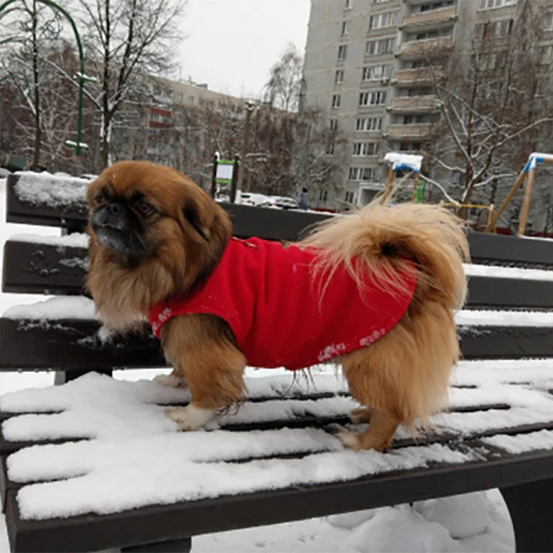 Warm Winter French Bulldog Vest Puppy Cat Clothing Pug Costumes Jacket For Small Dogs Chihuahua Fleece Pet Clothes ropa perro