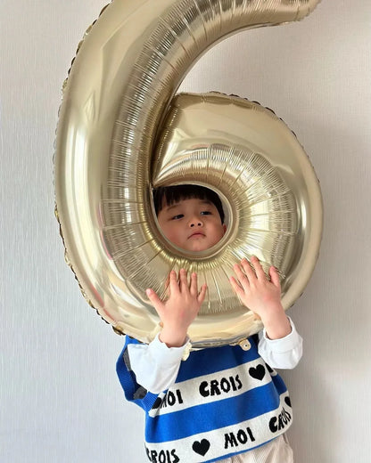 40 Inch Big Foil Birthday Balloons Helium Number Balloon 0-9 Happy Birthday Wedding Party Decorations Shower Large Figures Globo