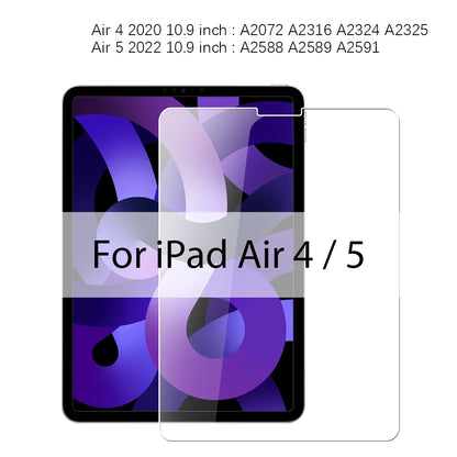 Screen Protector For iPad Pro 13 11 M4 M2 2024 12.9 10th Tempered Glass For iPad Air 5 4 3 9th 8th 7th Generation Mini 7 6 Film