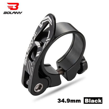 BOLANY MTB Bike Seatpost Clamp Quick Releas Ultralight Aluminium Alloy Bicycle Seat Post Mount 31.8mm 34.9mm Cycling Accessories
