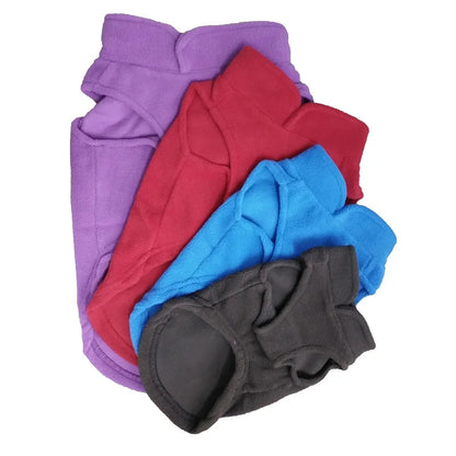 Warm Winter French Bulldog Vest Puppy Cat Clothing Pug Costumes Jacket For Small Dogs Chihuahua Fleece Pet Clothes ropa perro
