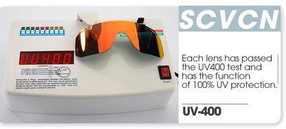 SCVCN Cycling Glasses Bike Sunglasses Men UV400 Eyewear Sports MTB Outdoor Goggles Bicycle Women Sunglasses Multi Color Riding