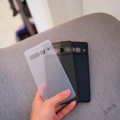 Luxury Phone Case Shockproof 0.35mm Ultra Thin Slim PP Back Cover CASE For google pixel 7 8 9 7A pro ultra funda