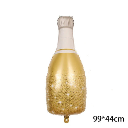 Wine Bottle Wine Goblet Aluminium Foil Balloons Beer Whisky Champagne Bar Banquet Family Gathering Birthday Party Decoration